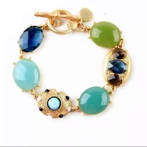 Blue and green bracelet